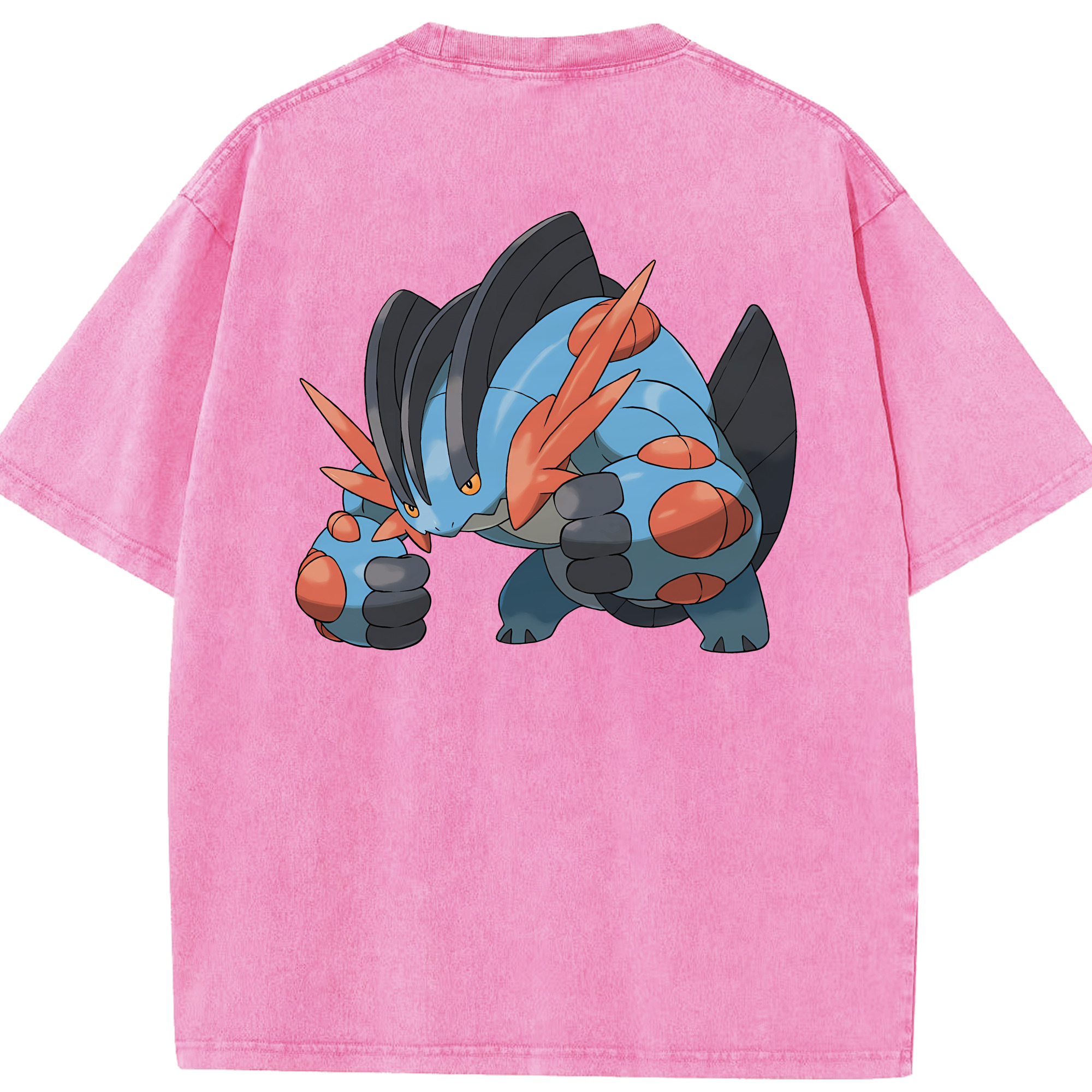 （画像用） ポケットモンスター Pokémon 綿100% ヴィンテージ風 半袖Tシャツ（背面プリント）